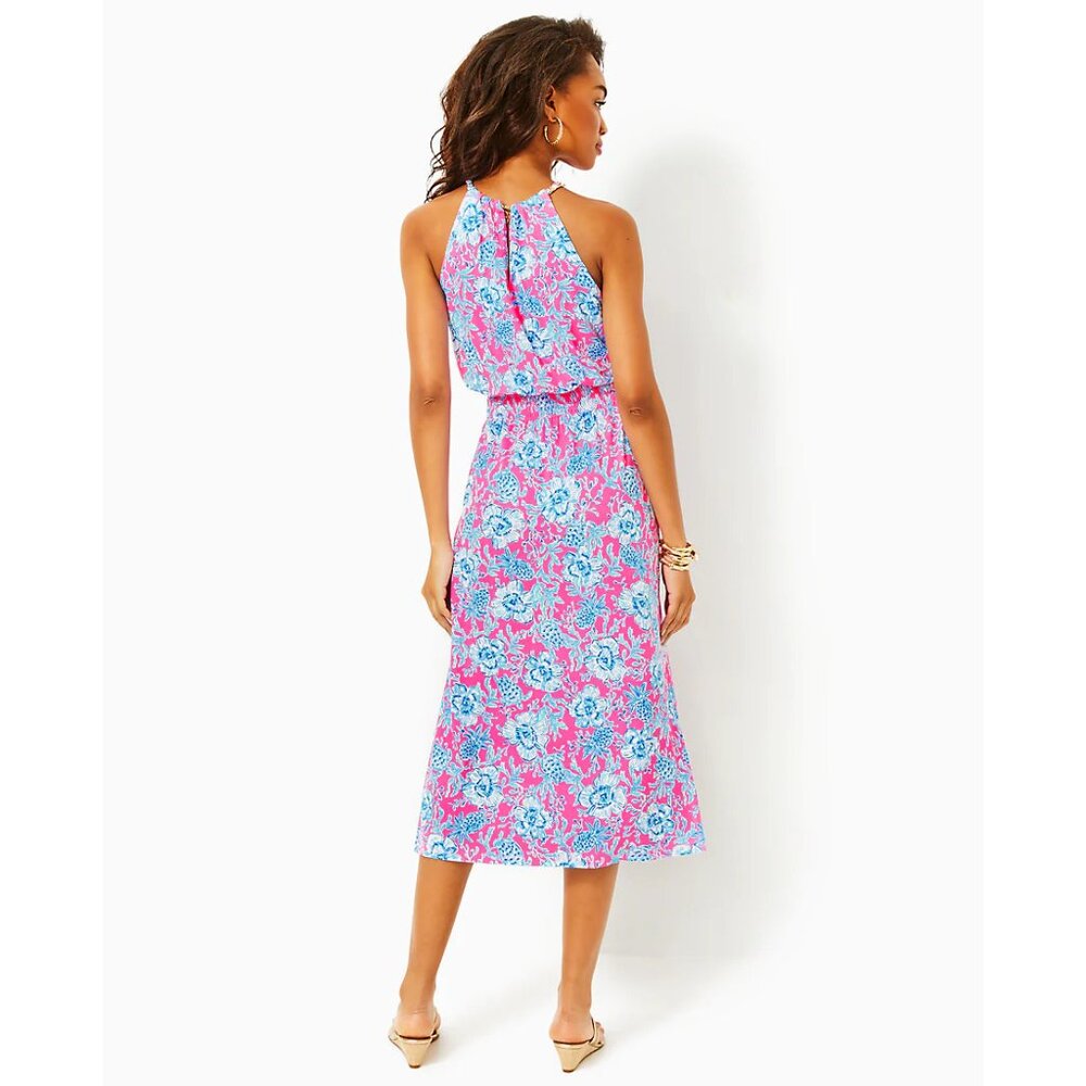 NWOT Lilly Pulitzer Gracelyn halter midi dress - Picture 5 of 16